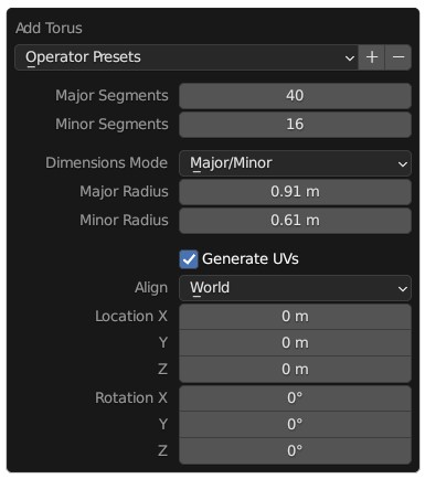 Operator Presets